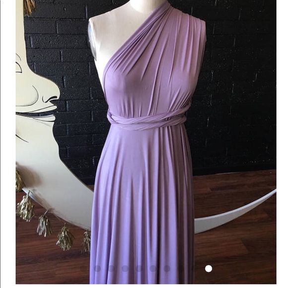 lavender infinity dress